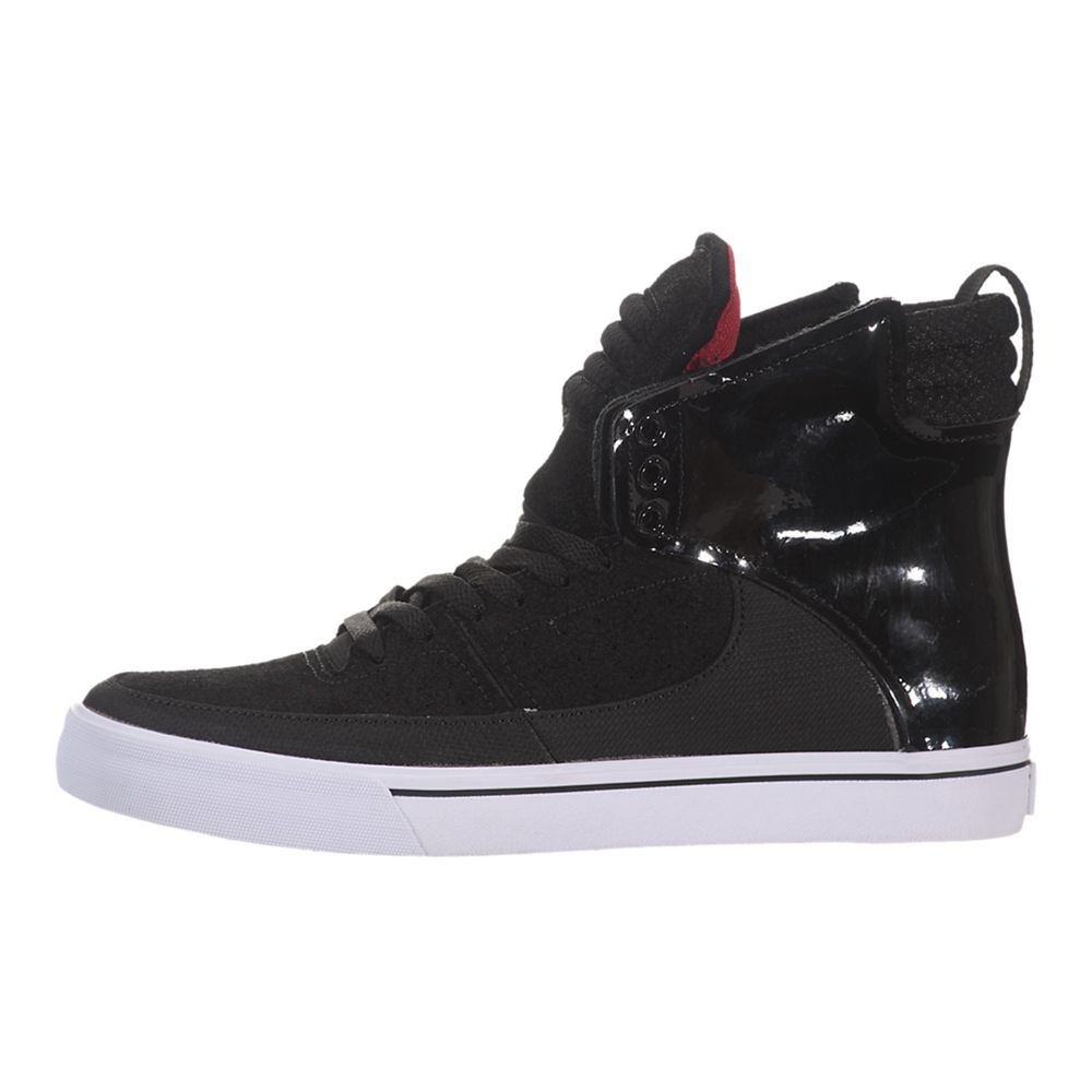 Baskets Montantes Supra Kondor x Lil Wayne Noir Black/White-Red-White Homme | OTX-87793967